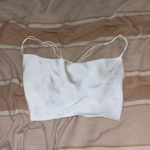 white princess polly crop top